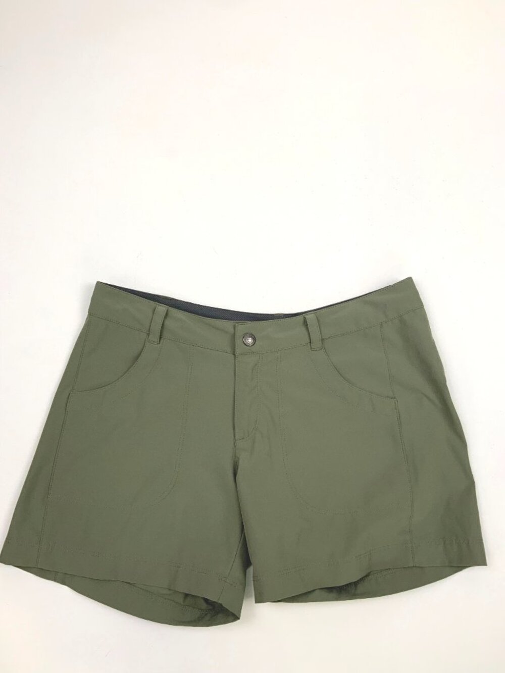 Patagonia Happy Hike Women's Shorts in Olive/Army Green Sz 6 - Picture 12 of 16